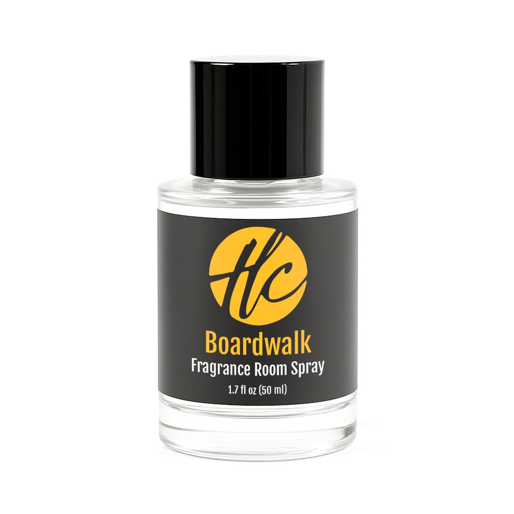Boardwalk room spray by Halcyon Coast with sandalwood and rum scent