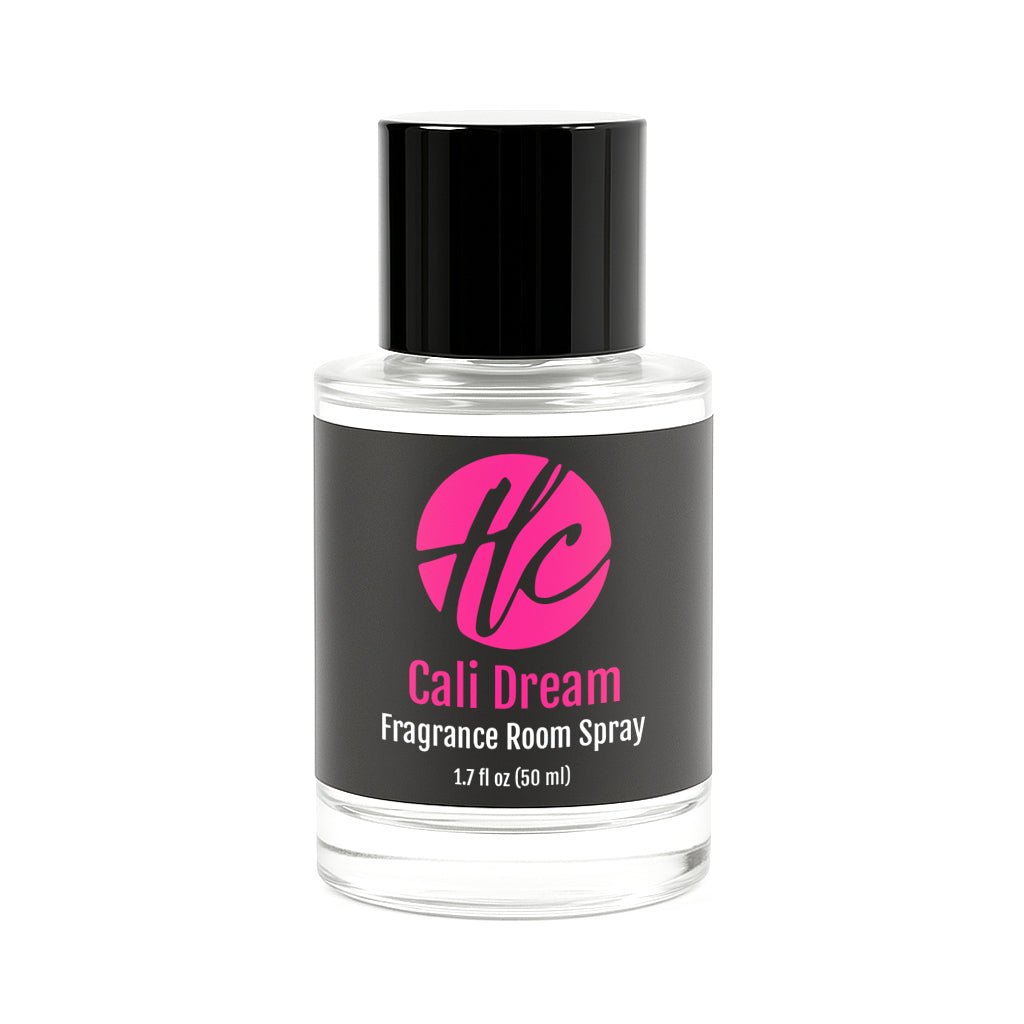 Cali Dream room spray with warm vanilla and cedarwood fragrance